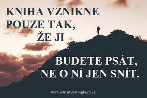 kniha vznikne pouze tak